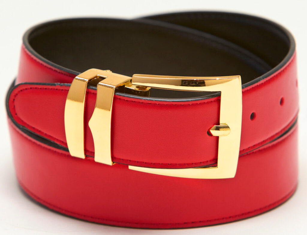 Gold-Tone Buckle RED
